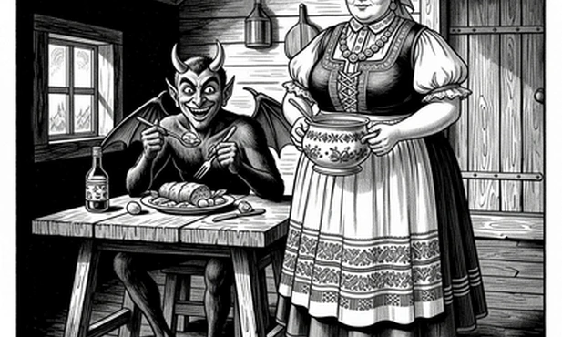 O diable w Mokrym...