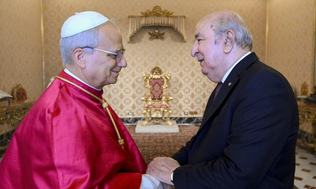 Leon XIV spotkał się z prezydentem Algierii