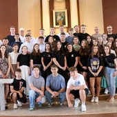 Pielgrzymi wyruszyli po Mszy św. sprawowanej w kościele św. Łukasza w Radomiu.