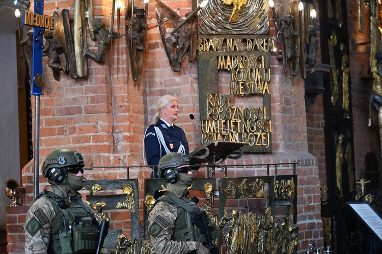 Swięto Policji w bazylice św. Brygidy