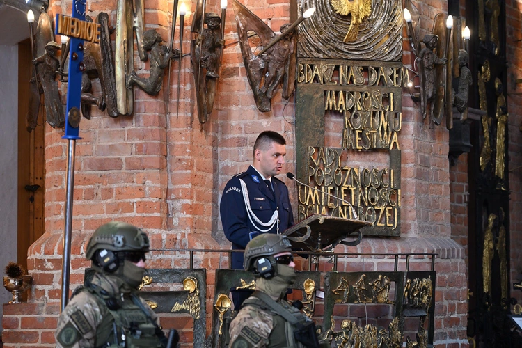 Swięto Policji w bazylice św. Brygidy