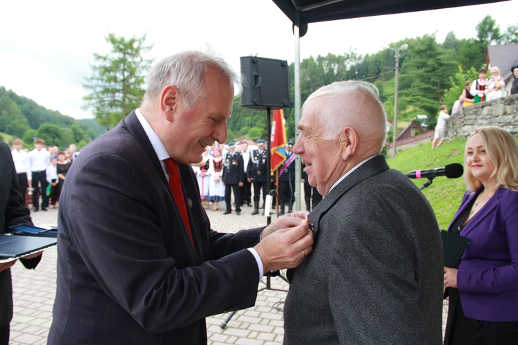 Medaliści na 450-lecie Żegiestowa
