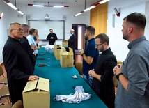 Spotkanie rozpoczęło się od wspólnej modlitwy.