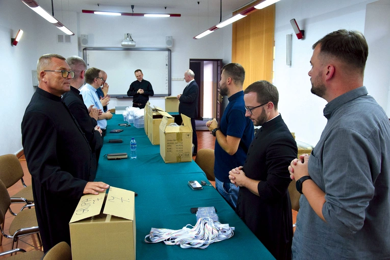 Spotkanie rozpoczęło się od wspólnej modlitwy.