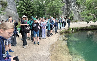 W programie było kilka wycieczek w góry.