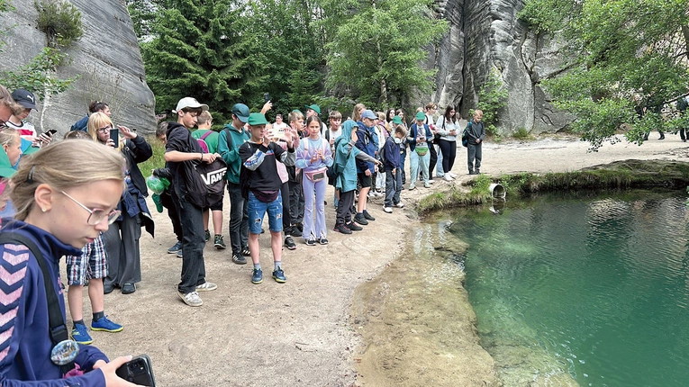 W programie było kilka wycieczek w góry.