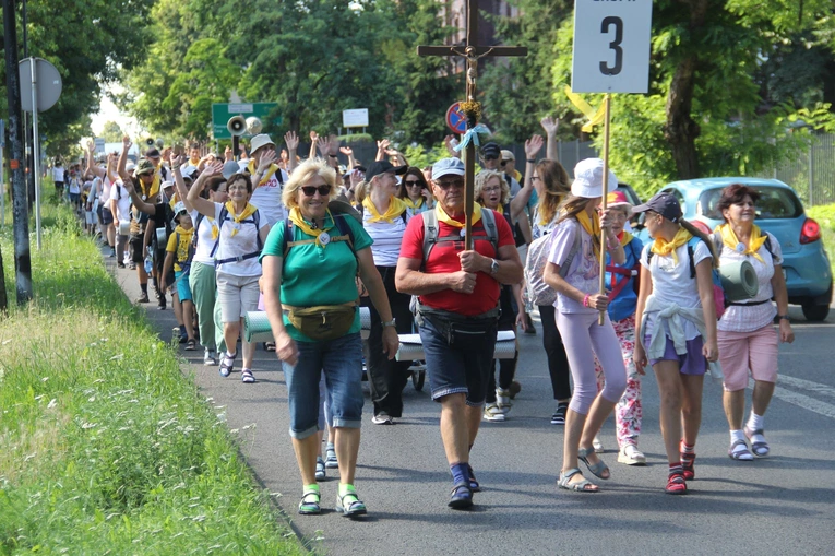 80. Pielgrzymka Rybnicka - wymarsz z Rybnika