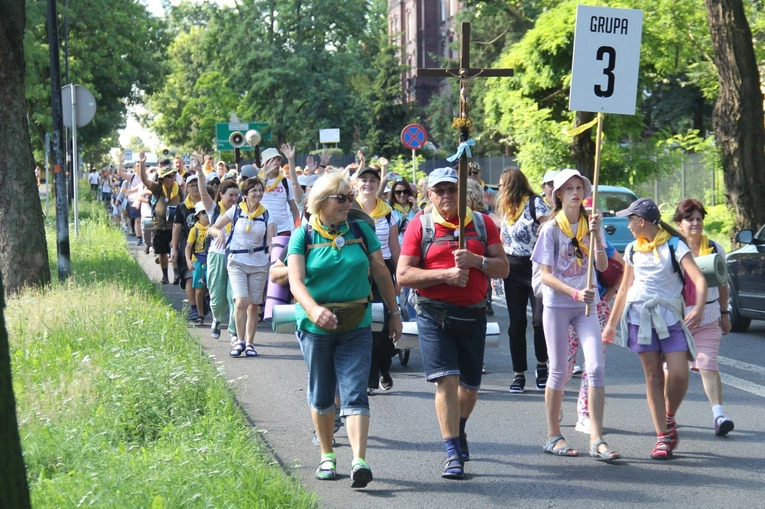 80. Pielgrzymka Rybnicka - wymarsz z Rybnika
