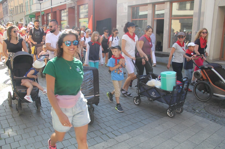 80. Pielgrzymka Rybnicka - wymarsz z Rybnika