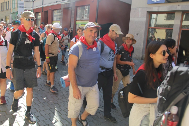 80. Pielgrzymka Rybnicka - wymarsz z Rybnika