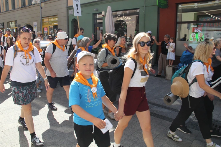 80. Pielgrzymka Rybnicka - wymarsz z Rybnika