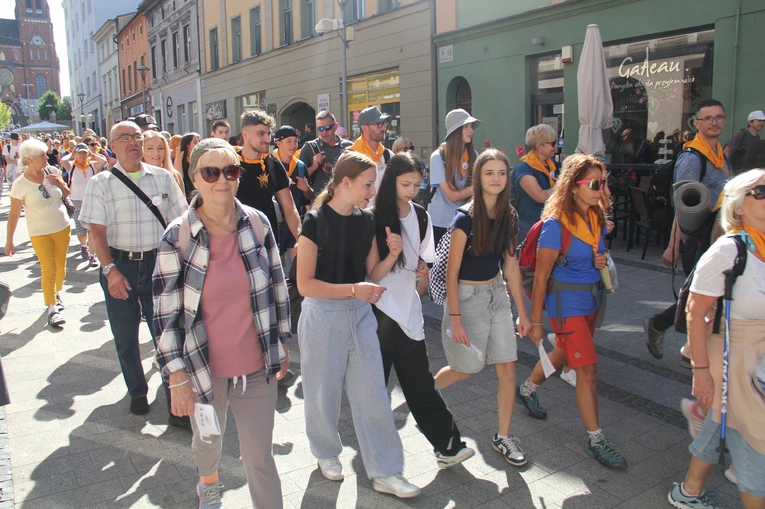 80. Pielgrzymka Rybnicka - wymarsz z Rybnika