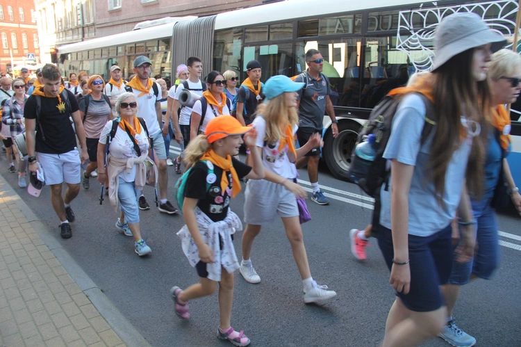 80. Pielgrzymka Rybnicka - wymarsz z Rybnika