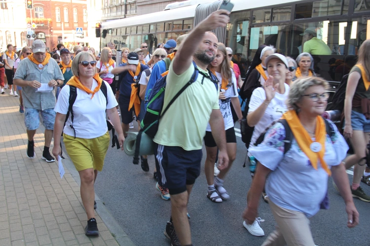 80. Pielgrzymka Rybnicka - wymarsz z Rybnika