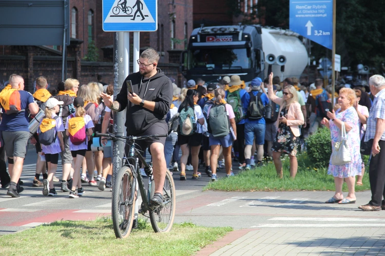 80. Pielgrzymka Rybnicka - wymarsz z Rybnika