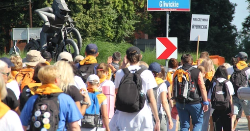 80. Pielgrzymka Rybnicka - wymarsz z Rybnika