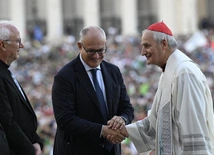 Kard Zuppi i burmistrz Rzymu, Roberto Gualtieri