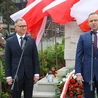 Ustępujący i nowy prezdent RP podczas uroczystości upamiętniającej ofiary Rzezi Woli
