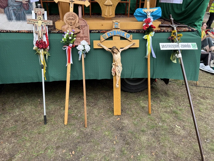 80. Pielgrzymka Rybnicka - postój w Miotku