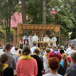 80. Pielgrzymka Rybnicka - postój w Miotku