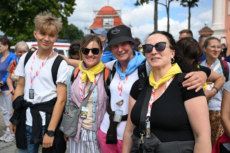 Rozpoczęcie pielgrzymki na Jasną Górę