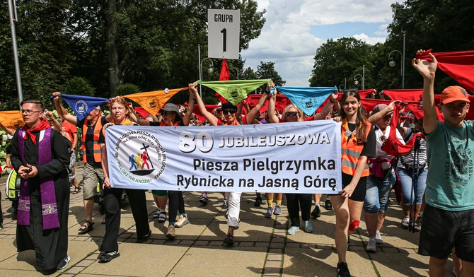 Zakończyła się 80. Piesza Pielgrzymka Rybnicka na Jasną Górę