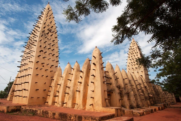 Meczet w jednym z miast Burkina Faso