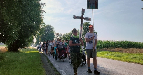 Pątnicy już na szlaku