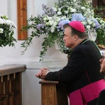 Popowo Kościelne. Poświęcenie cegły z Dzrwi Świętych bazyliki św. Piotra w Watykanie