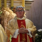 Popowo Kościelne. Poświęcenie cegły z Dzrwi Świętych bazyliki św. Piotra w Watykanie