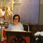 Popowo Kościelne. Poświęcenie cegły z Dzrwi Świętych bazyliki św. Piotra w Watykanie