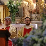 Popowo Kościelne. Poświęcenie cegły z Dzrwi Świętych bazyliki św. Piotra w Watykanie