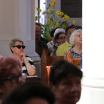 Popowo Kościelne. Poświęcenie cegły z Dzrwi Świętych bazyliki św. Piotra w Watykanie