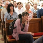 Popowo Kościelne. Poświęcenie cegły z Dzrwi Świętych bazyliki św. Piotra w Watykanie