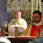 Popowo Kościelne. Poświęcenie cegły z Dzrwi Świętych bazyliki św. Piotra w Watykanie