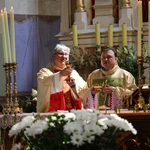 Popowo Kościelne. Poświęcenie cegły z Dzrwi Świętych bazyliki św. Piotra w Watykanie