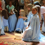 Popowo Kościelne. Poświęcenie cegły z Dzrwi Świętych bazyliki św. Piotra w Watykanie