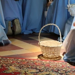 Popowo Kościelne. Poświęcenie cegły z Dzrwi Świętych bazyliki św. Piotra w Watykanie