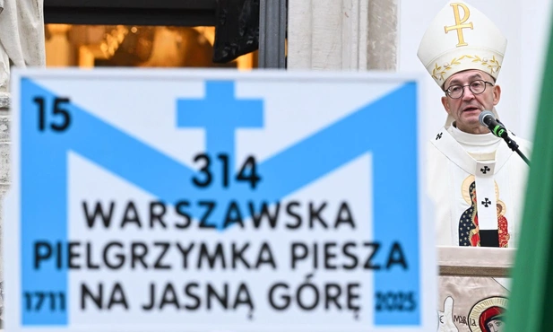 Podczas Mszy na rozpoczęcie pielgrzymki