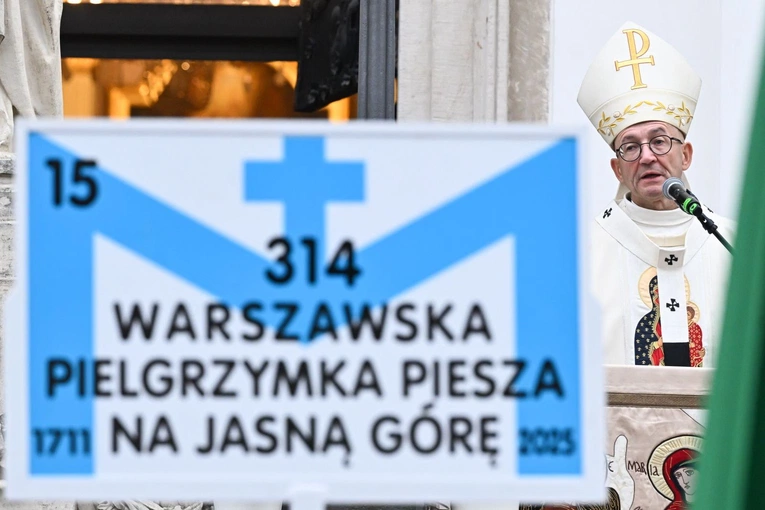 Podczas Mszy na rozpoczęcie pielgrzymki