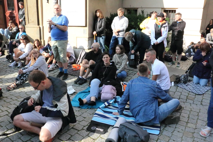 Wyjście 45. Pieszej Pielgrzymki Krakowskiej