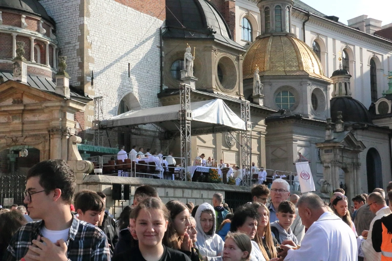 Wyjście 45. Pieszej Pielgrzymki Krakowskiej