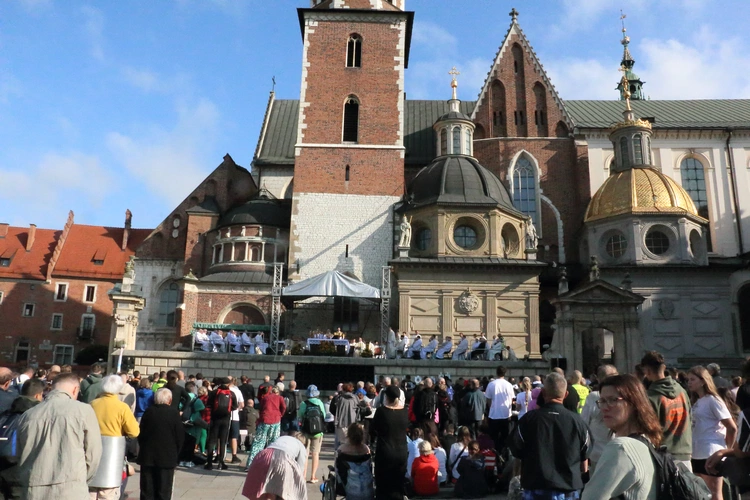 Wyjście 45. Pieszej Pielgrzymki Krakowskiej