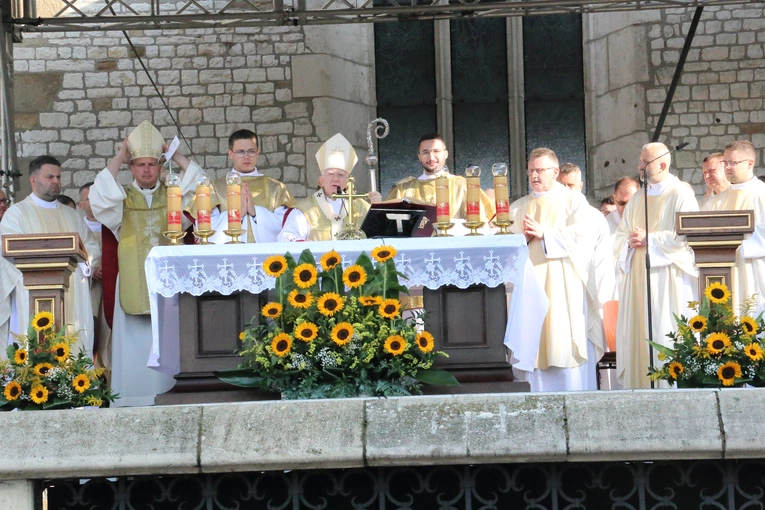 Wyjście 45. Pieszej Pielgrzymki Krakowskiej
