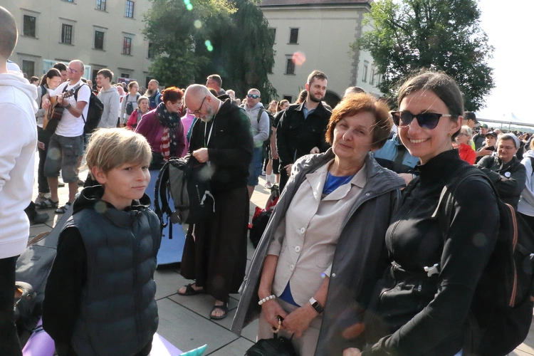 Wyjście 45. Pieszej Pielgrzymki Krakowskiej