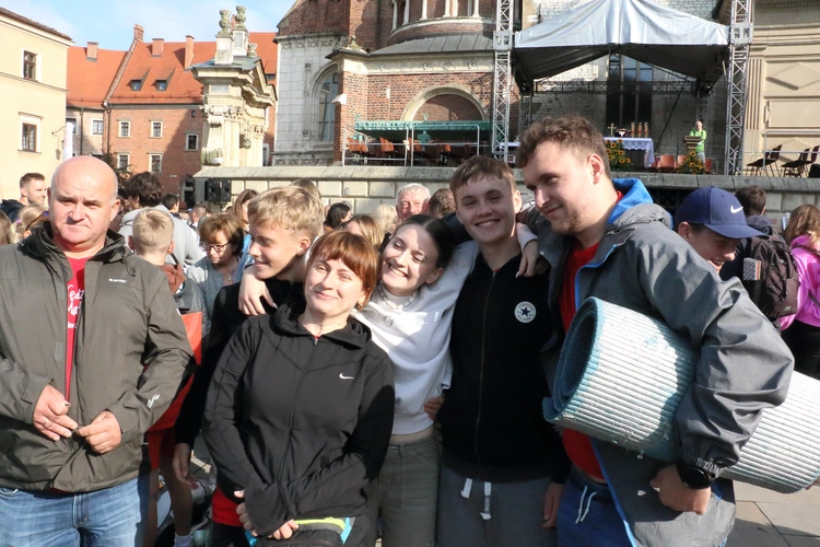 Wyjście 45. Pieszej Pielgrzymki Krakowskiej