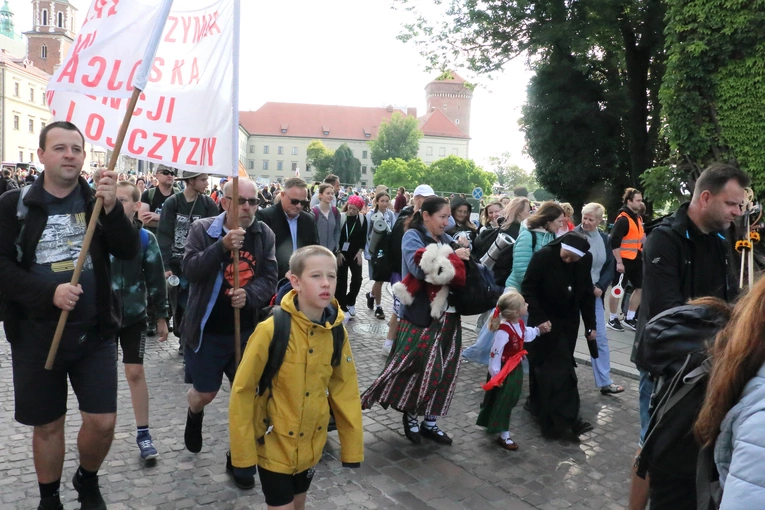 Wyjście 45. Pieszej Pielgrzymki Krakowskiej