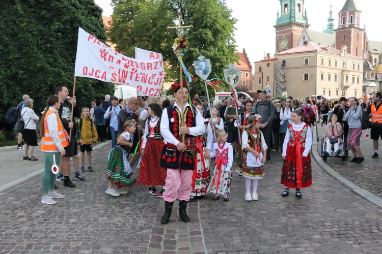 Wyjście 45. Pieszej Pielgrzymki Krakowskiej