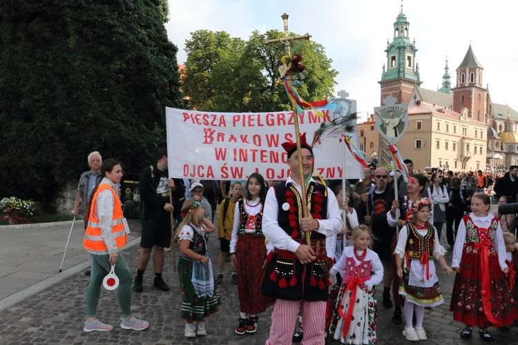 Wyjście 45. Pieszej Pielgrzymki Krakowskiej