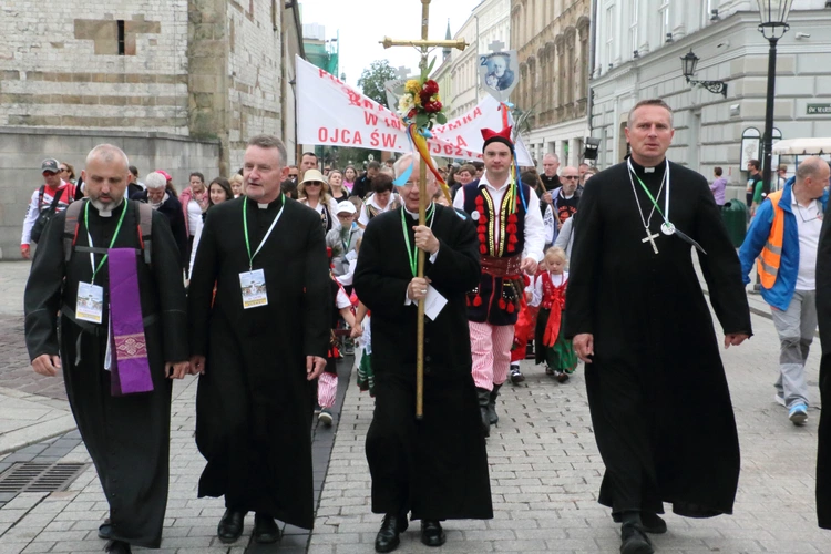 Wyjście 45. Pieszej Pielgrzymki Krakowskiej